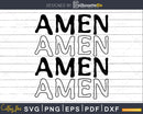 Amen christian Instant Download svg png cricut cutting files