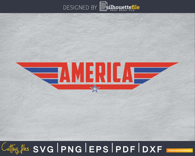 America 4th of July Independence Day svg Cricut Cut Files