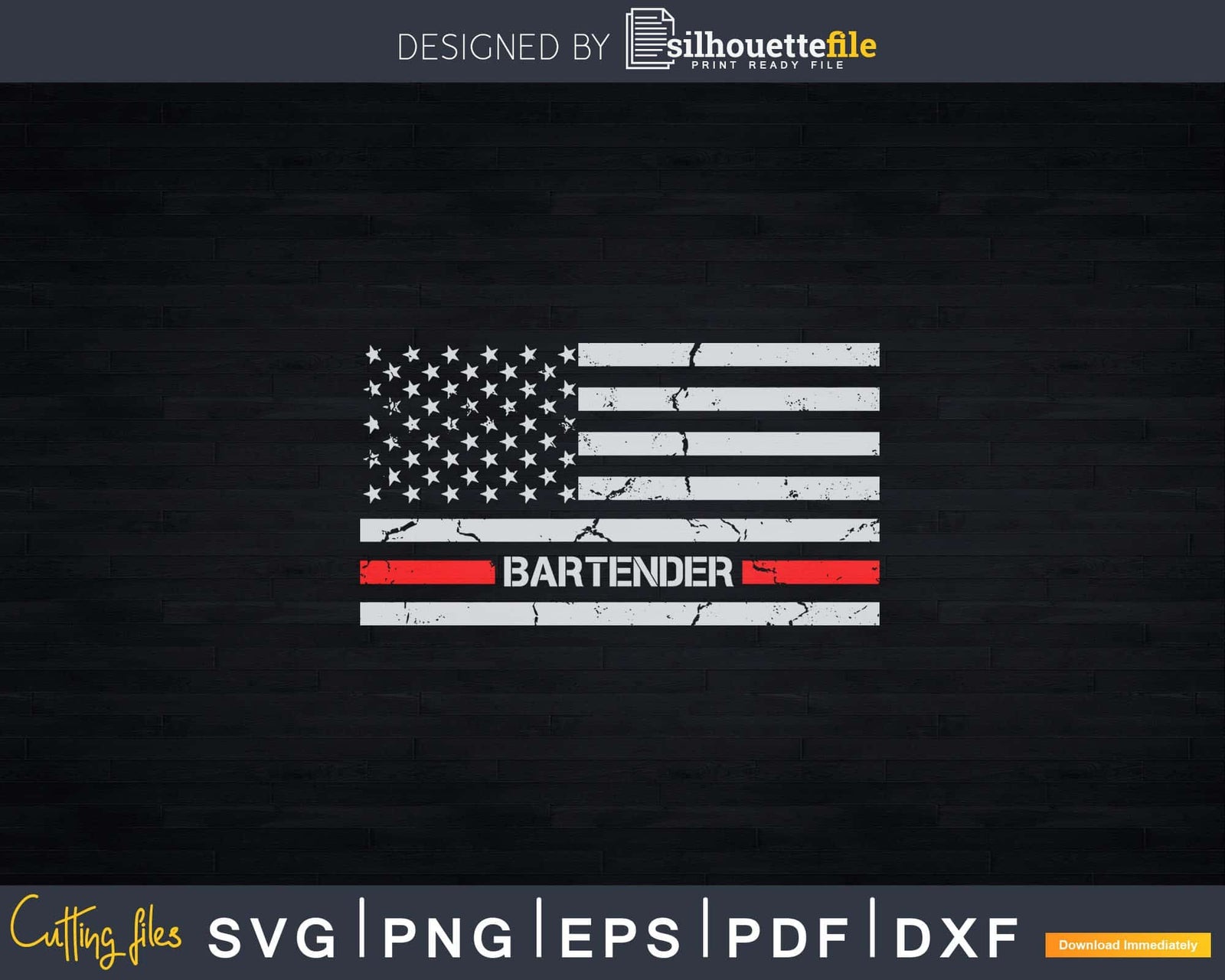 American Flag Bartending Bar Working Bartender Svg Files For Cricut