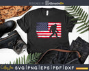 American Flag Bigfoot design Funny 4th of July Sasquatch