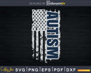 American Flag Puzzle Piece Autism Awareness Svg Dxf Png