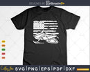 American Flag Snowmobile Winter Snowmobiling