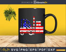 American Forklift Driver USA Flag Svg Cricut Cut Files