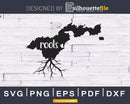 American Samoa AS Roots Home Native Map svg cricut