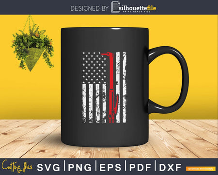 American Flag Welder SVG PNG craft cutting cut design files