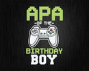 Apa of the Birthday Boy Matching Video Game Svg Designs