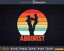 Arborist Dad Tree Climbing Chainsaw Woodworker Vintage Svg