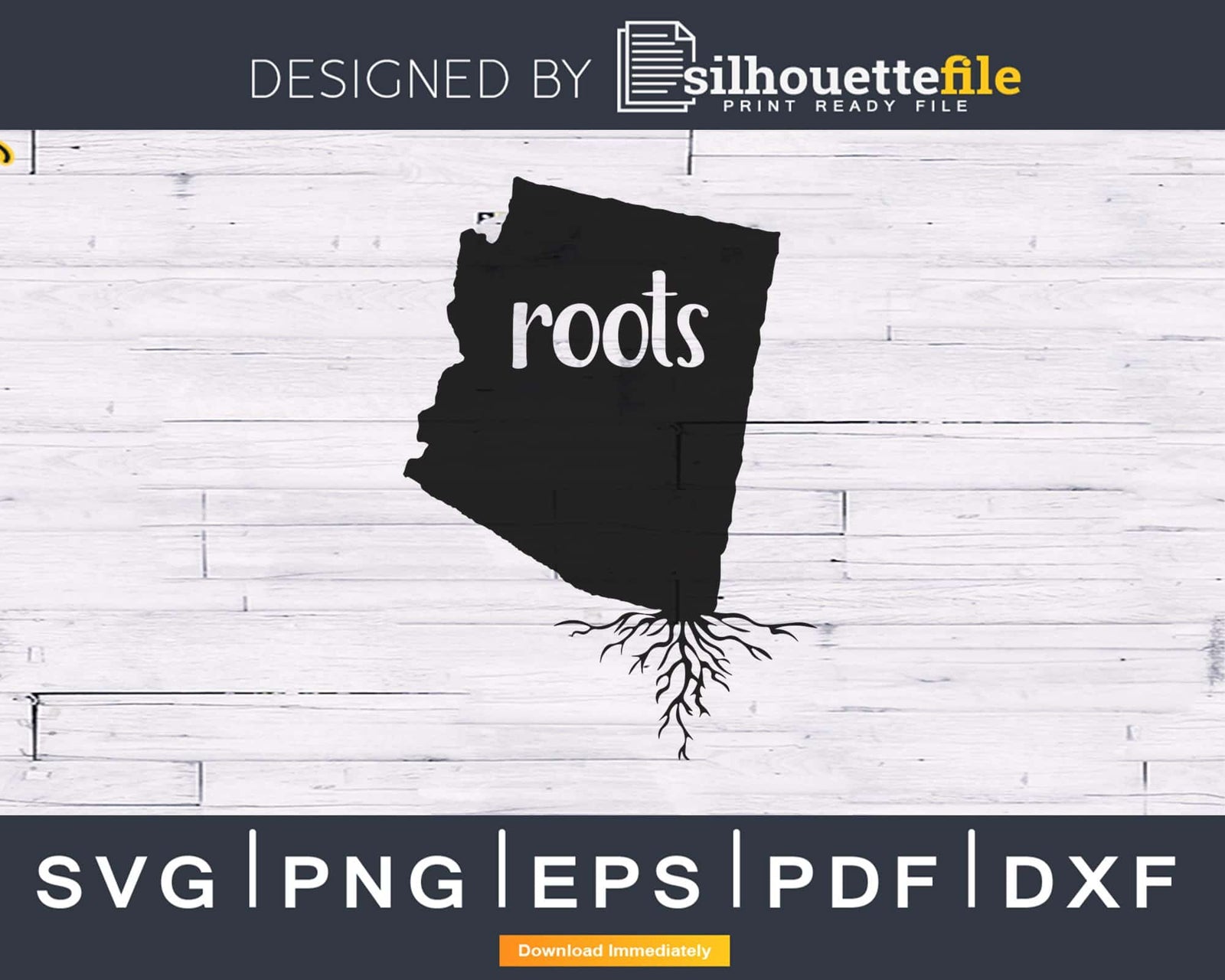 Arizona AZ Roots Home Native Map svg silhouette cricut cut digital ...