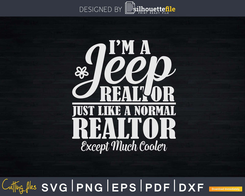 Assuming Mud Truck Realtor Svg Dxf Cut Files