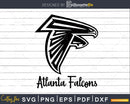 Atlanta Falcons Digital Cut Files Svg png digital cutting