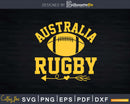 Australian Rugby Svg team supporter Cricut Cut File