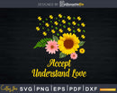 Autism Awareness Accept Understand Love Svg Dxf Png Files
