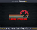 Autism Awareness Embrace Differences Puzzle Piece Svg Dxf