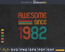 Awesome Since 1982 41st Birthday Retro