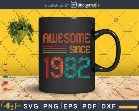 Awesome Since 1982 41st Birthday Retro