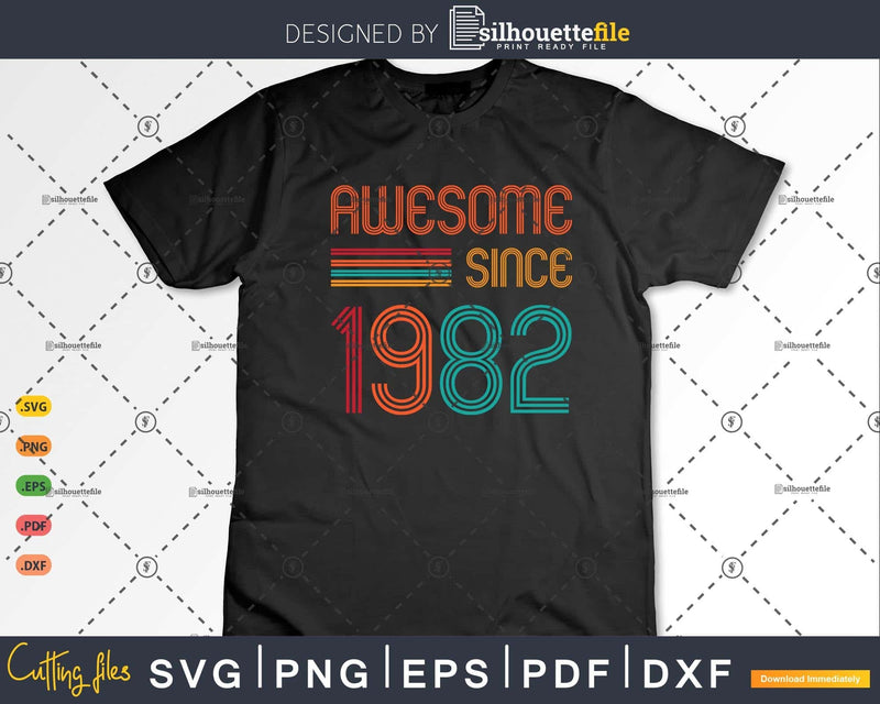Awesome Since 1982 41st Birthday Retro