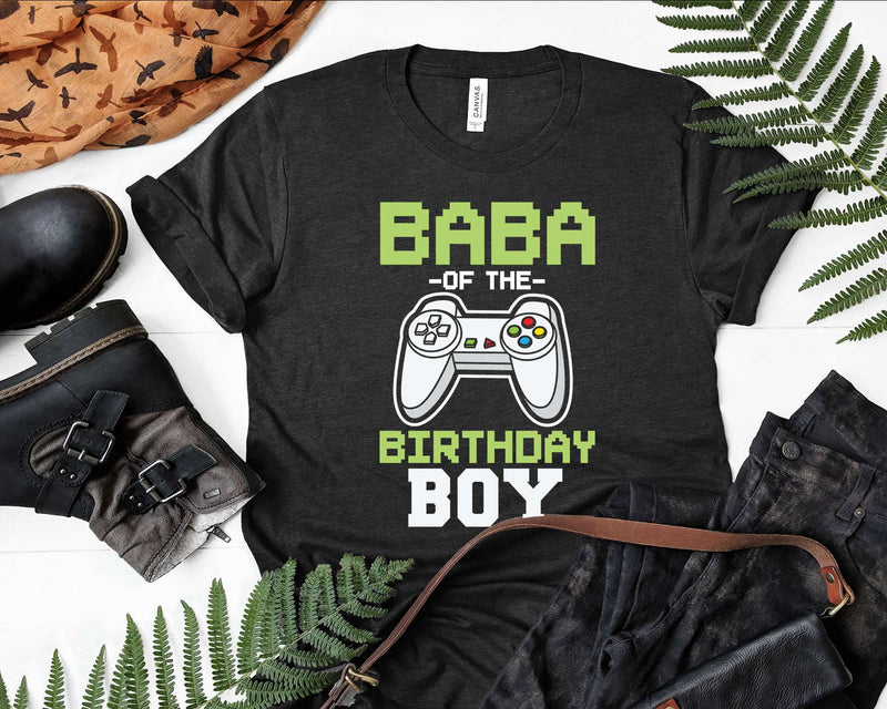 Baba of the Birthday Boy Matching Video Game Svg Designs