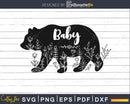 Baby Bear SVG Newborn Shower Svg cutting cut files