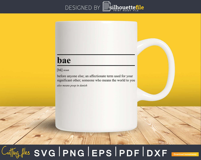 bae definition svg printable file