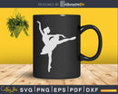 Ballet Ballerina Silhouette Svg Dxf Instant Cut Files