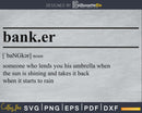 banker definition svg printable file