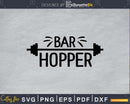 Bar Hopper svg design cricut printable cut files