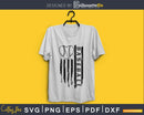 Baseball flag Distressed Grunge svg png dxf digital cutting