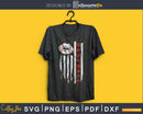 baseball lip flag svg png digital cutting cut silhouette