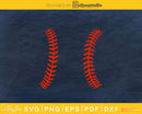Baseball Stitch SVG png digital cutting files