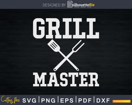 BBQ Barbecue Grilling Grill Master Svg Shirt Design Cut