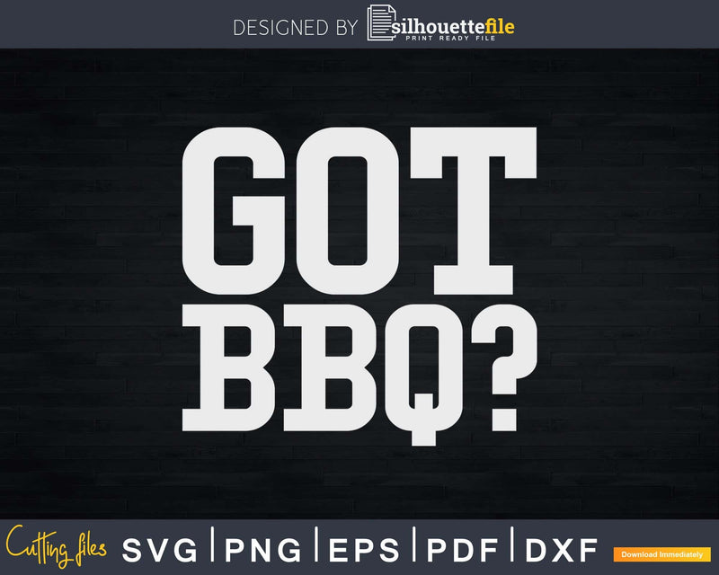 BBQ Barbeque Garden Party Svg Shirt Design Cut Files