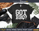 BBQ Barbeque Garden Party Svg Shirt Design Cut Files