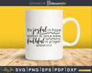 Be Joyful In Hope Romans Christian svg png cricut cutting