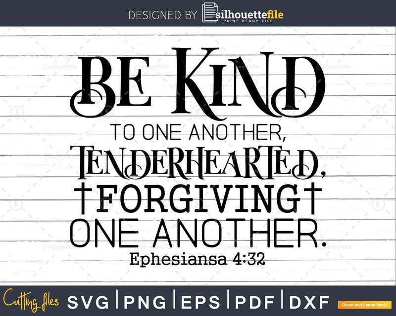 Be Kind To One Another Tenderhearted svg png cricut cutting