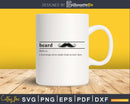 Beard definition svg printable file