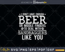 Beer Middle Fingers Deal With Sandbagger Funny Pool