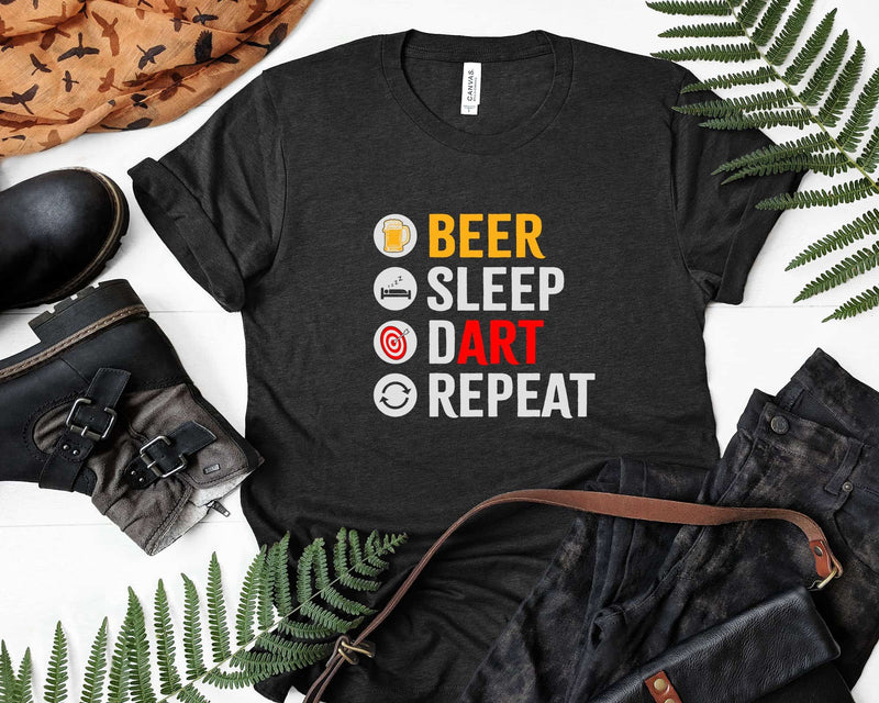 Beer Sleep Dart Repeat Game Saying Svg Png Cricut Files