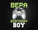 Bepa of the Birthday Boy Matching Video Game Svg Designs