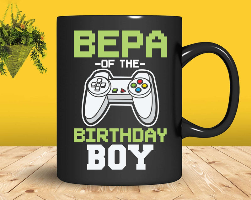 Bepa of the Birthday Boy Matching Video Game Svg Designs