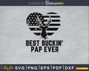 Best Buckin Dad Ever silhouette svg digital cut file