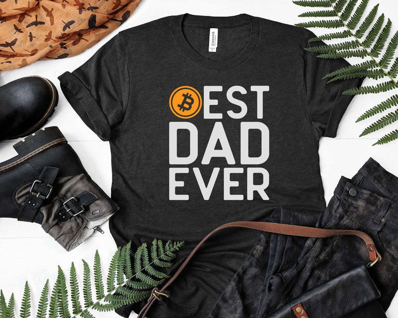 Best Dad Ever Bitcoin Crypto Cryptocurrency Svg Png