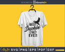 best duckin’ dad ever duck hunting silhouette digital