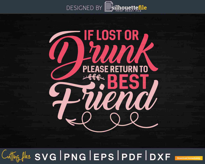 Best Friend Funny Friendship BFF Besties Svg Cricut Files