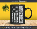 Best Grampie Ever Vintage American Flag svg png digital