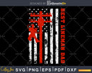 Best Lineman Dad Ever American Flag cricut svg png digital