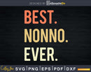 Best Nonno Ever svg dxf craft cricut printable for png file