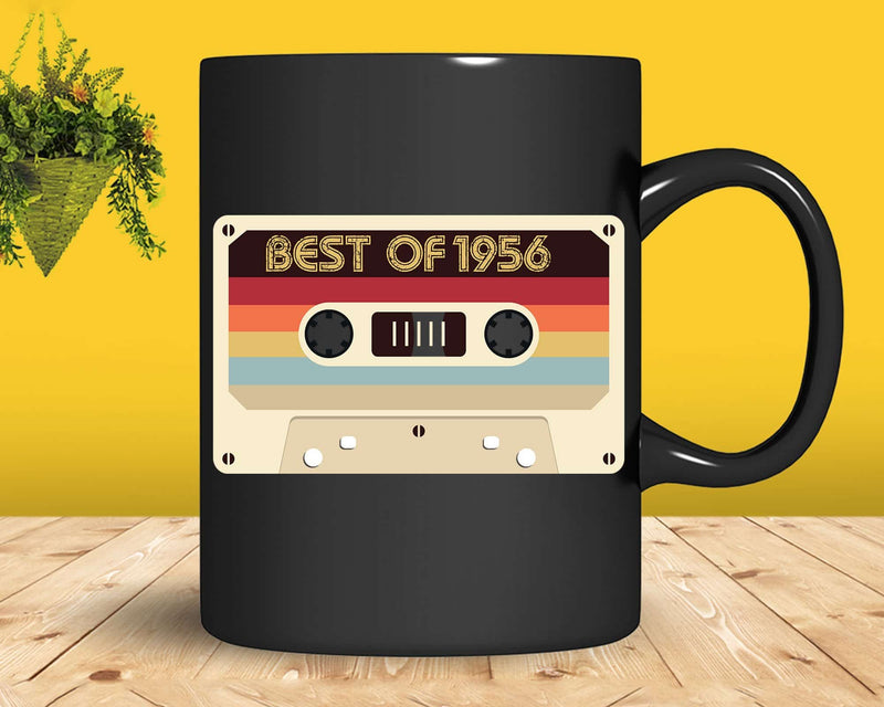 Best Of 1956 66th Birthday Gifts Cassette Tape Vintage Svg