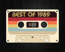 Best Of 1989 33rd Birthday Gifts Cassette Tape Vintage Svg