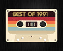 Best Of 1991 35th Birthday Gifts Cassette Tape Vintage Svg