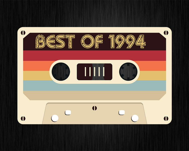 Best Of 1994 28th Birthday Gifts Cassette Tape Vintage Svg